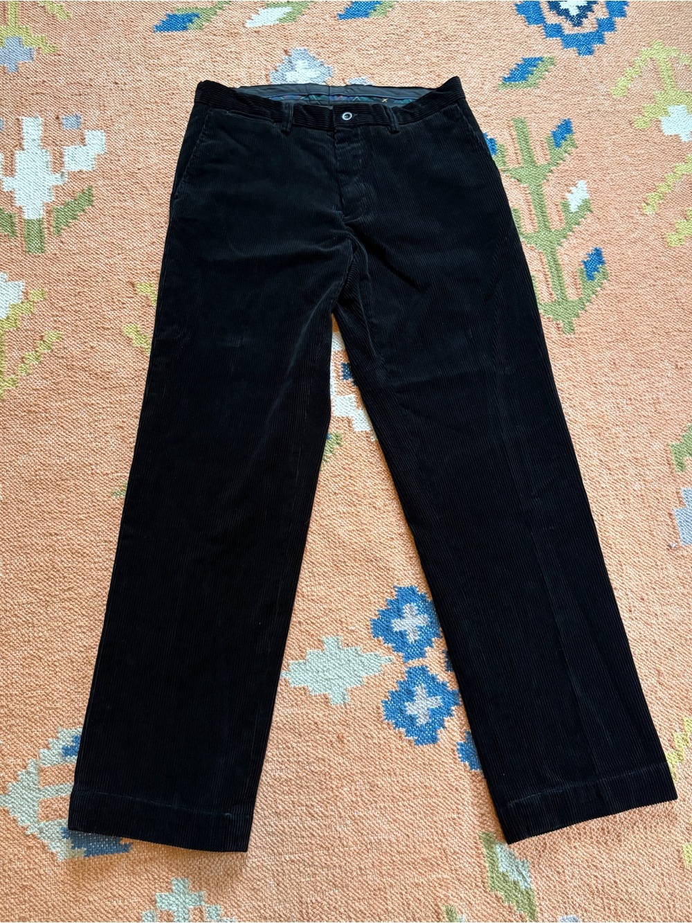 Polo by Ralph Lauren Men’s Preston Pant Black Corduroy Size 33/32